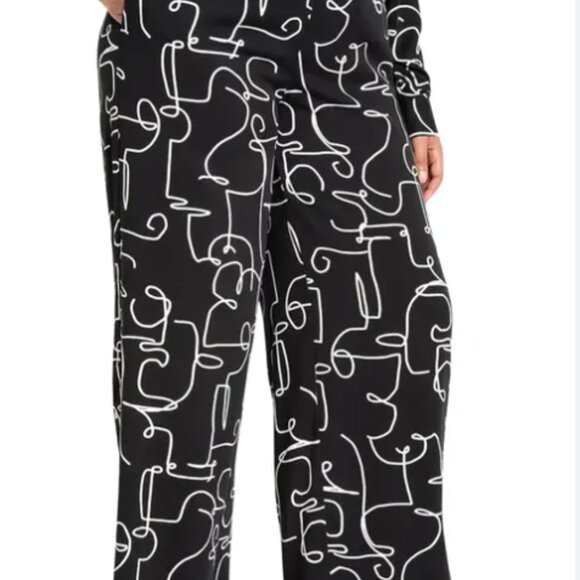 120 Eloquii Palazzo Wide Leg Pant Size 22 - Picture 4 of 5